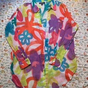 Primark Primark shirt floral cover up xs